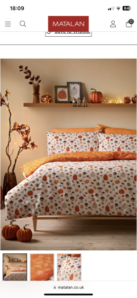 Halloween duvet sets. WTF?