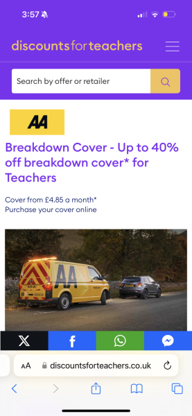 Teachers and school support staff now eligible for a Blue Light card