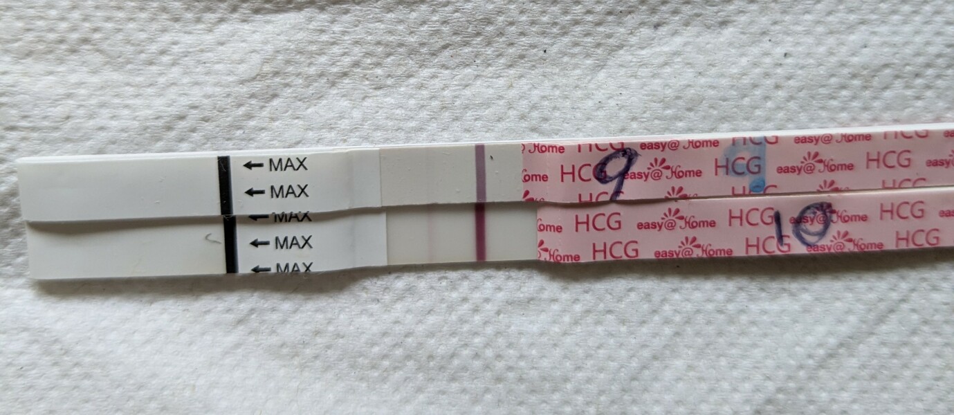 9dpo, line eyes or more?