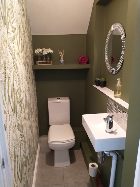 Which of these paint colours for this tiny loo? With pictures