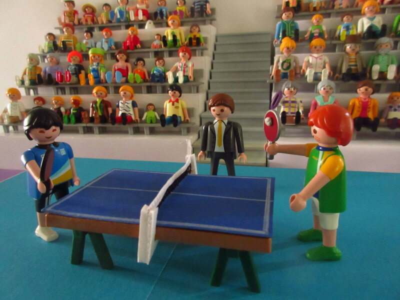 It's time for the Olympic Games for the Playmobil people in our house...