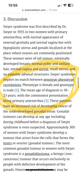 to say women don't have XY chromosomes?