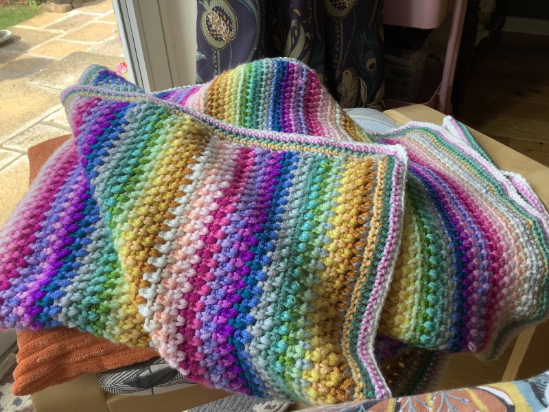 It's crochet,  knit and natter thread 11. So much yarn we need a yarn barn.