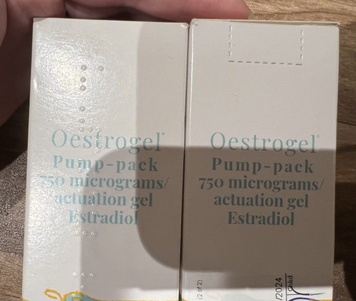 Oestrogel: new packaging (yet again)? - Thread 2