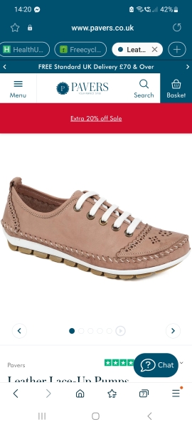 Has anyone got these Pavers lace-ups in light grey?
