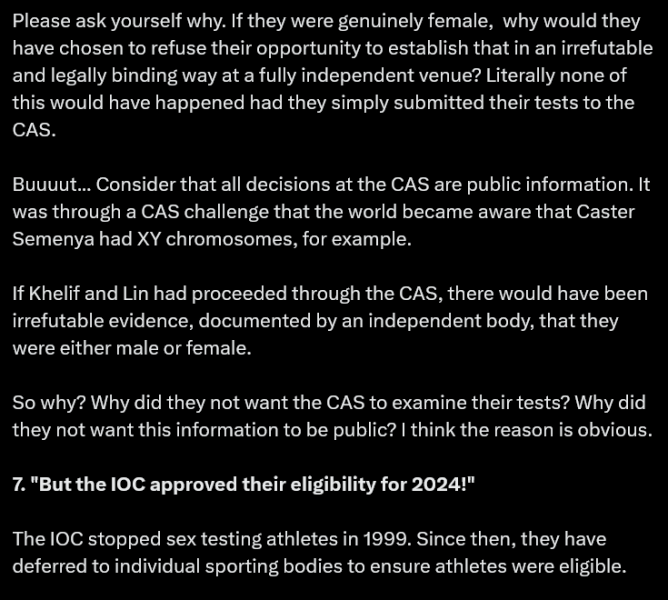 Thread 2: TWO “Female Boxers” Set To Compete At Paris 2024 Were Previously Disqualified From Women’s World Championship For Having “XY Chromosomes”
