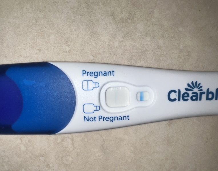 Clearblue test - indent line or positive