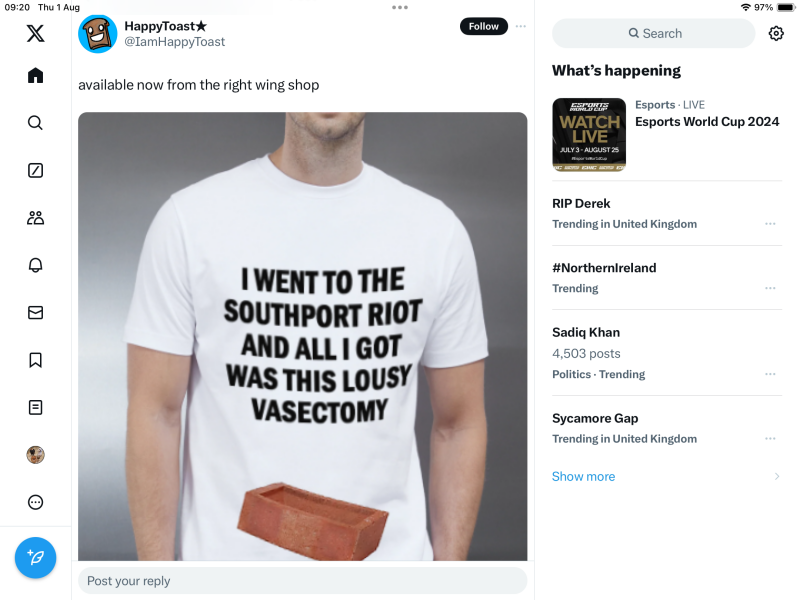 Thread 3 Starmer:  Digging has started, bigger shovel required