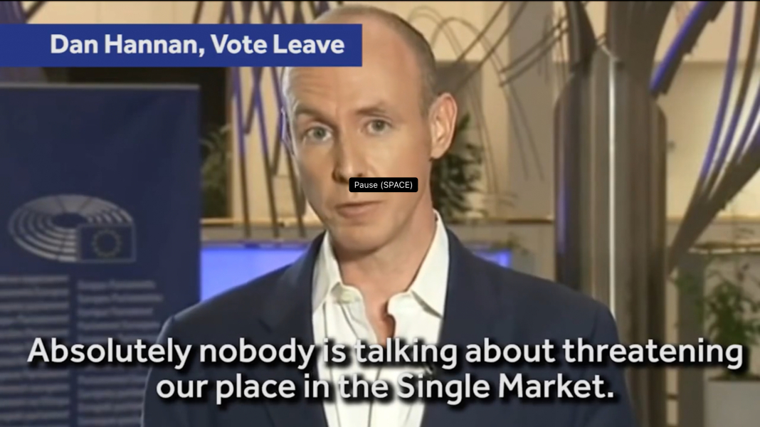 To blame Nigel Farage personally for this mess.