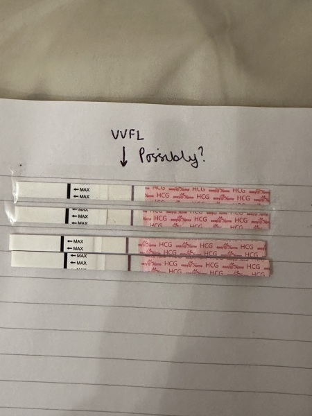 Faint positive or am I imagining things?