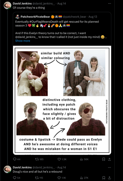 Our Flag Means Death - Thread 4: Roll up, roll up! Come join us for more pirate obsession!