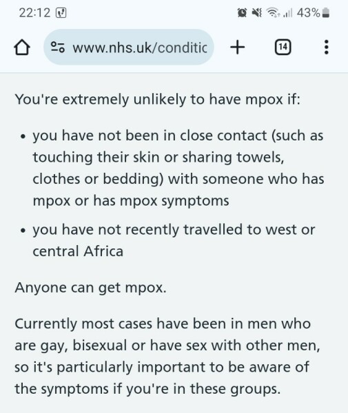 Anyone else worried about M pox?