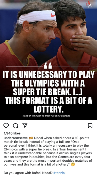 Tennis: Going for Gold à Paris
