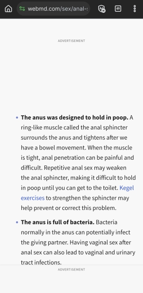 Husband wants anal sex