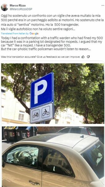 Carphobic Italians