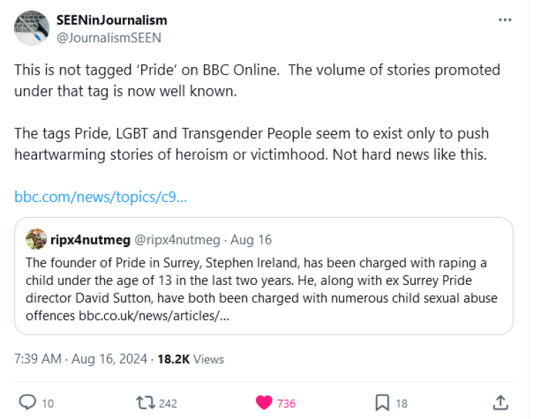 Founder of Surrey Pride charged with child sex abuse