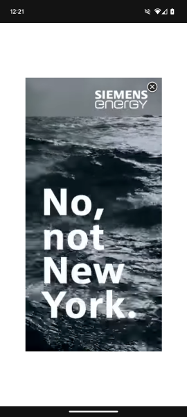 Advert smack bang in the middle of the page?