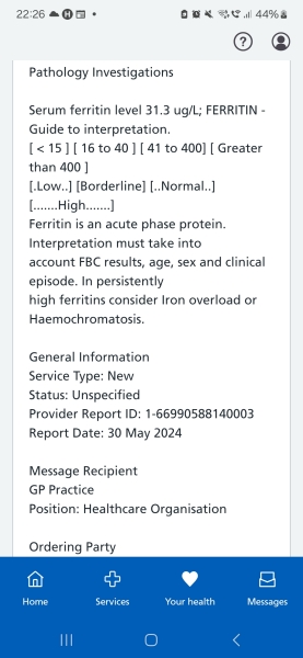 Thyroid levels
