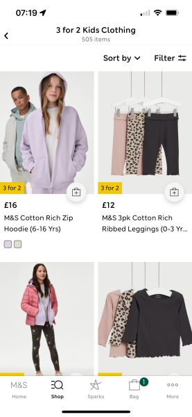 To get “girls” stuff when I search for “boys”