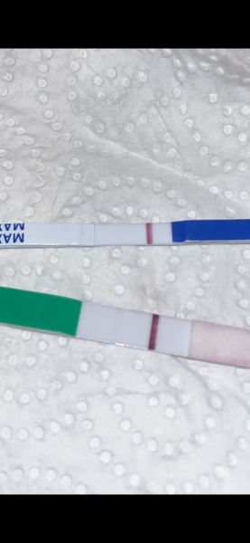 Super faint lines on two different tests 11dpo