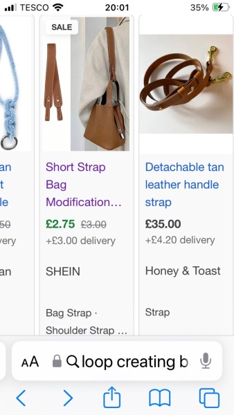 Help- Can't find replacement bag strap