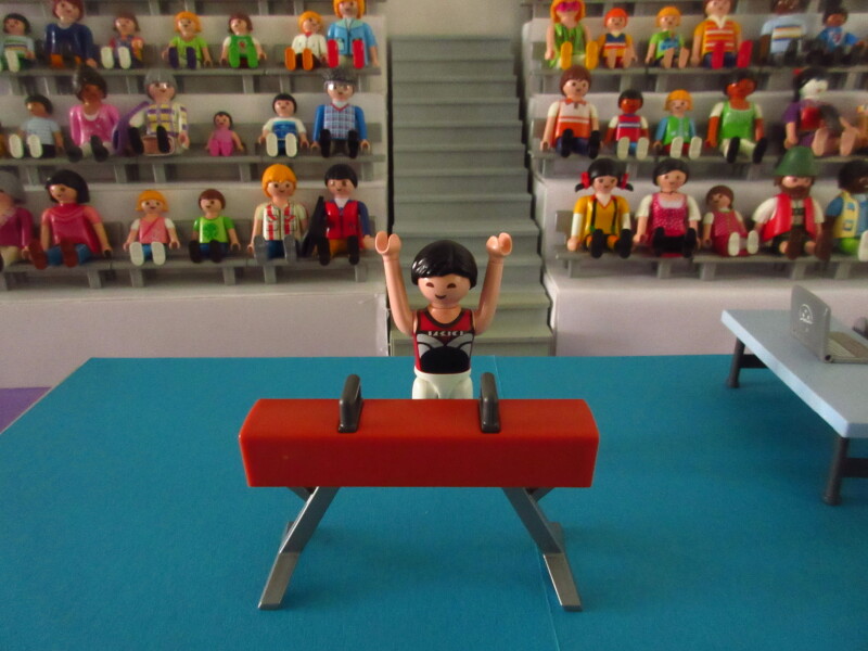 It's time for the Olympic Games for the Playmobil people in our house...