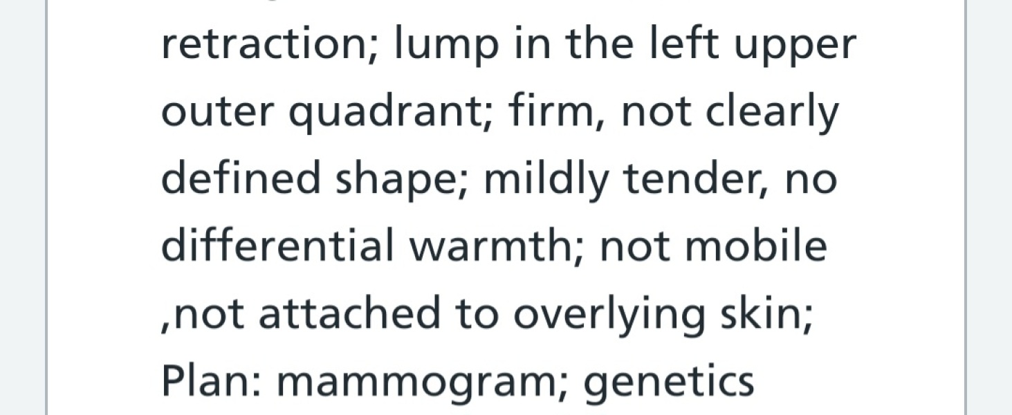 Breast lumps
