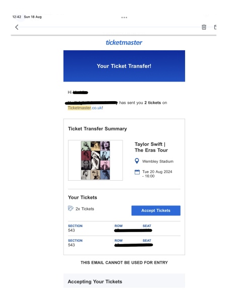 Are these eras tour tickets real?