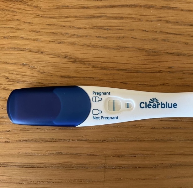 Strong positive pregnancy test after ivf 🥰