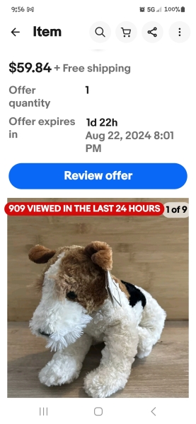 Lost stuffed dog on flight - help!