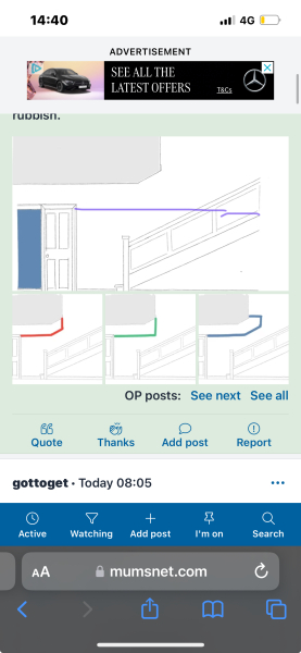 How would you do this picture rail? (Stair well)
