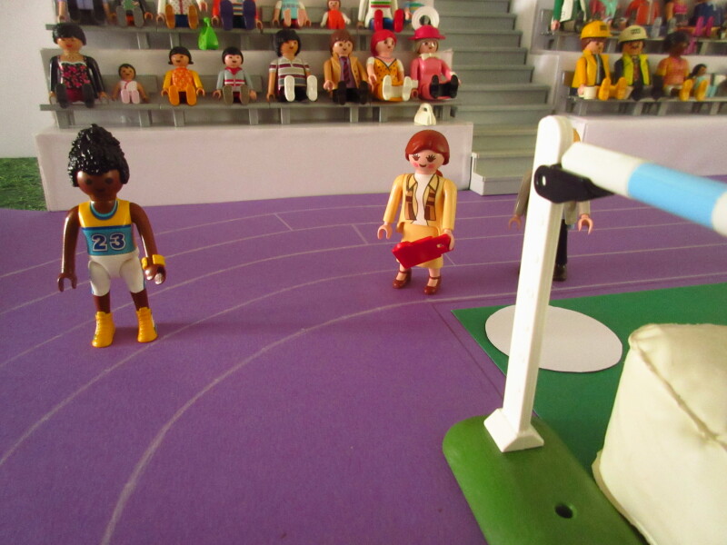 It's time for the Olympic Games for the Playmobil people in our house...