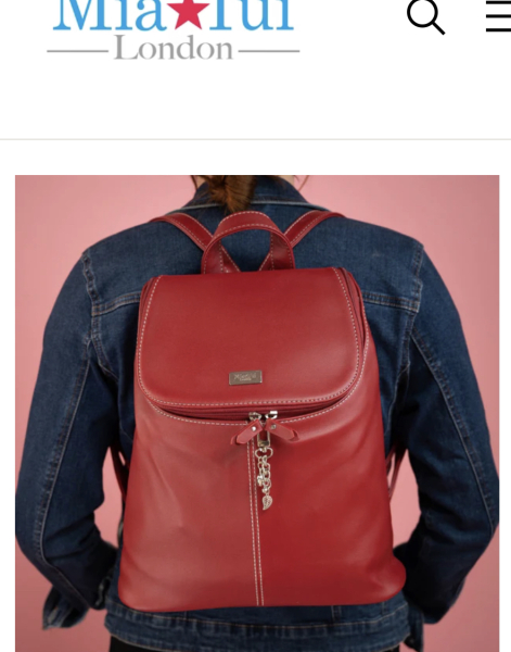 Backpack that opens at the front