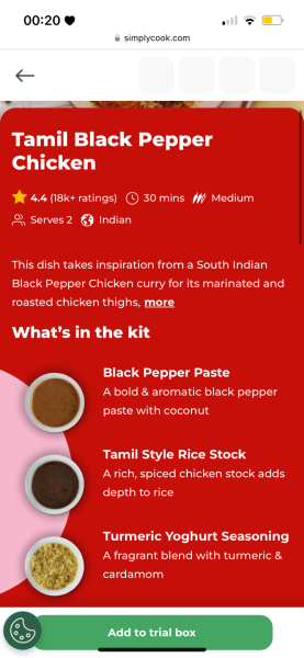 To think meal prep box costs are hard to justify