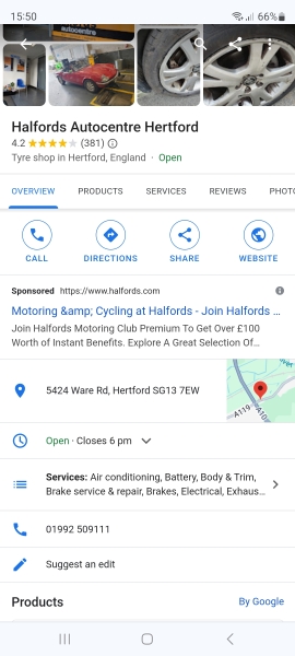 Halford - you wankers. I'm just venting so I can get on with my day!