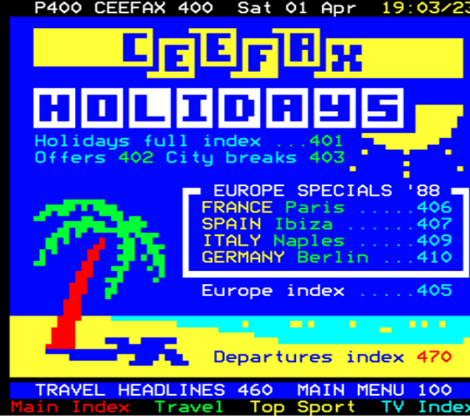 Memories of teletext