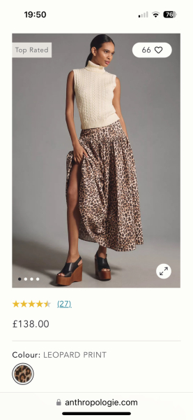 Which leopard print skirt for A/W?