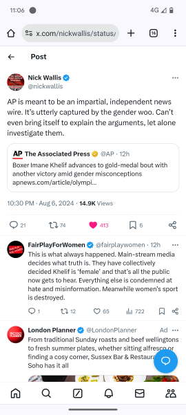 Thread 3: TWO “Female Boxers” Set To Compete At Paris 2024 Were Previously Disqualified From Women’s World Championship For Having “XY Chromosomes”