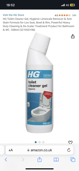 How to get rid of brown limescale under waterline