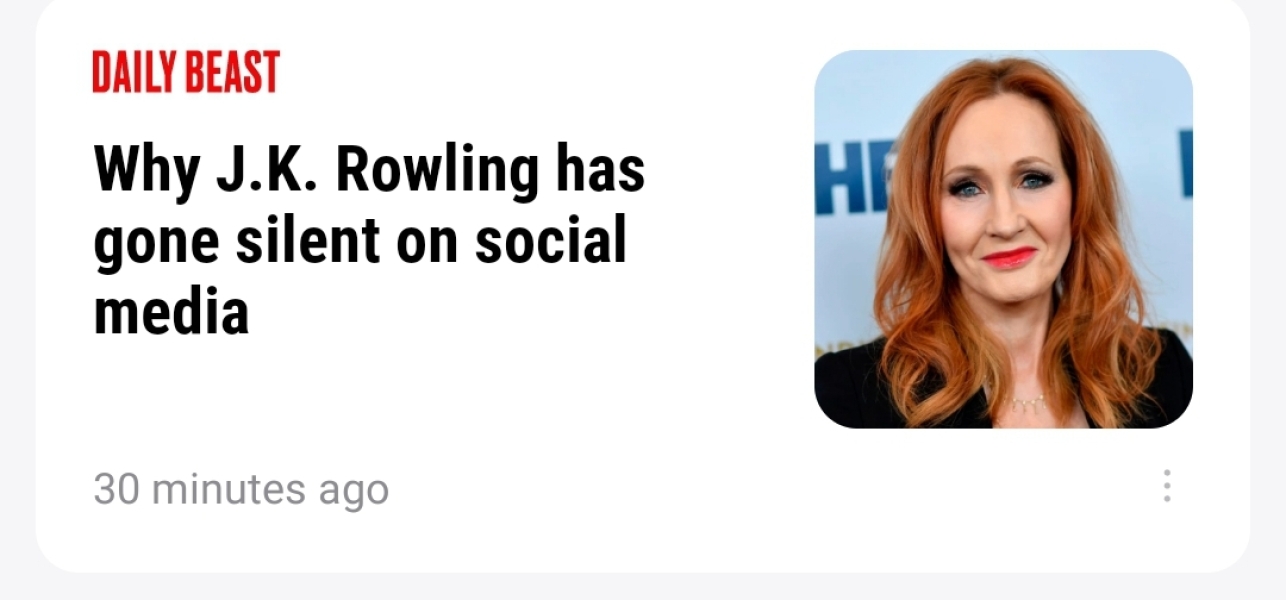 JKR and the delusions of trans activists.