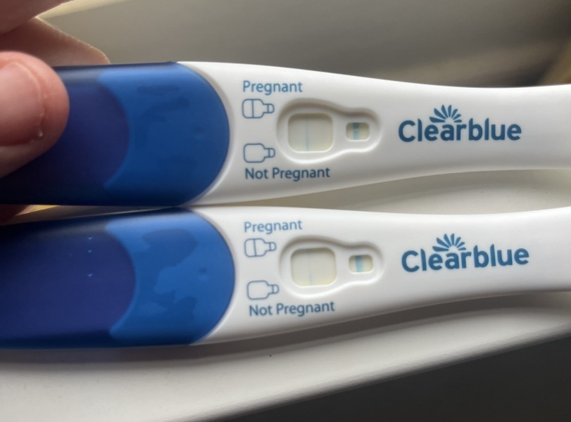 Clear blue false positive