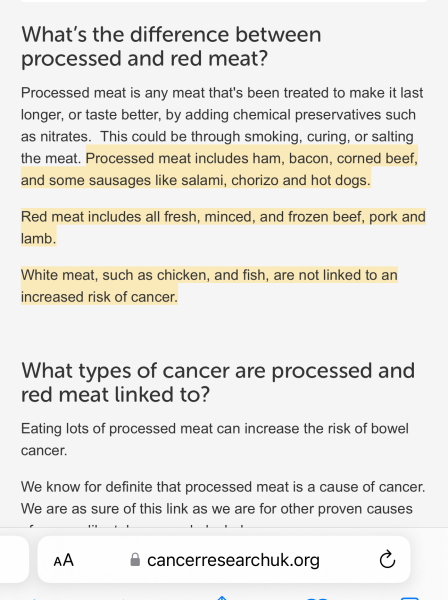 To not have known that deli chicken is a level 1 carcinogen