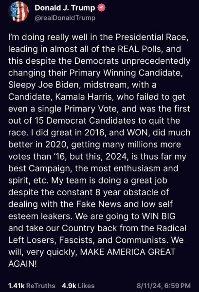 It's not over until the Cat Lady sings - Trump thread #133