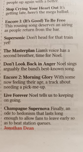 Oasis - The Reunion (Definitely?! Maybe?!)