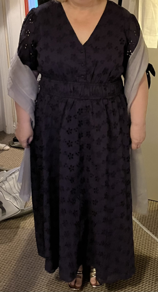 Wedding guest panic dress too tight