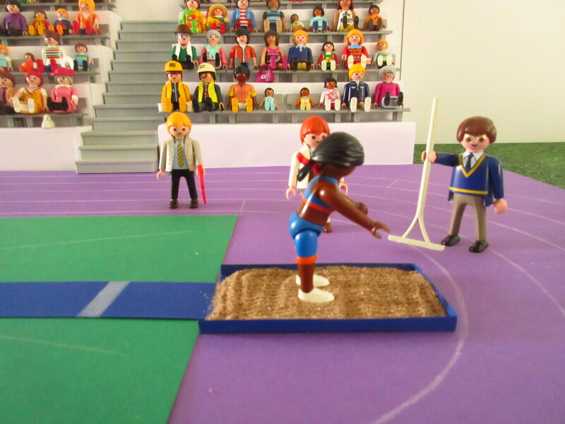 It's time for the Olympic Games for the Playmobil people in our house...