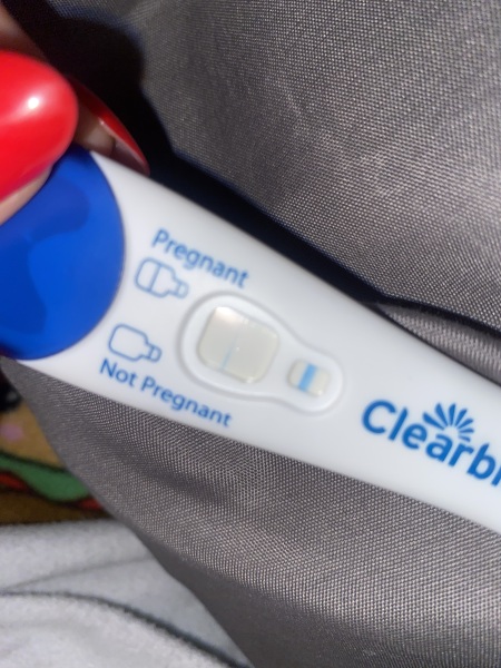 Clear blue test. Evap line or positive