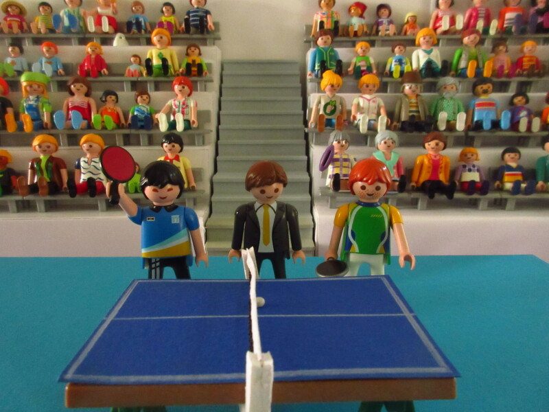 It's time for the Olympic Games for the Playmobil people in our house...