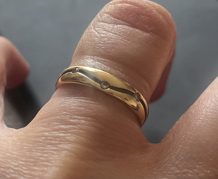 Wedding band without engagement ring, something more ornate?