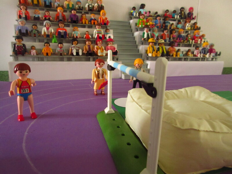 It's time for the Olympic Games for the Playmobil people in our house...